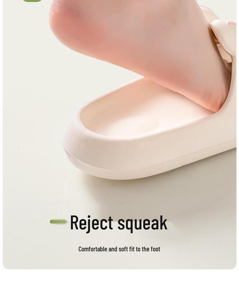 Jieliya Women's Non-slip Squishy Slippers - Summer 2025 Indoor Shower Style