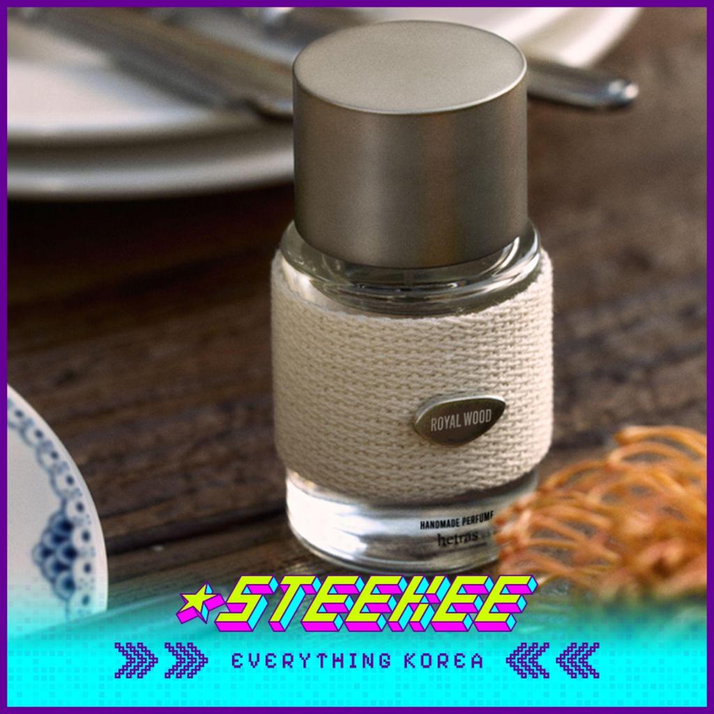 Hetras Handmade Perfume Atelier Tea Boutique Cotton Seowon Royal Wood 50ml by Steekee Korea 3051
