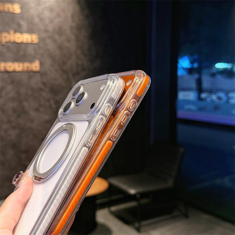 Applicable To Apple 11 Mobile Phone Case iPhone11promax Anti-drop 11 Folding Magnetic Suction Bracket Advanced Solid Color 11