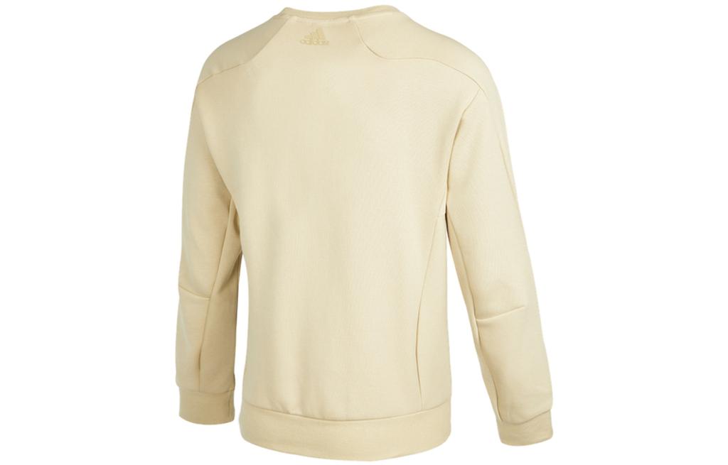 Adidas Sweatshirts Men's Khaki Crew Neck Moderate Regular H39278