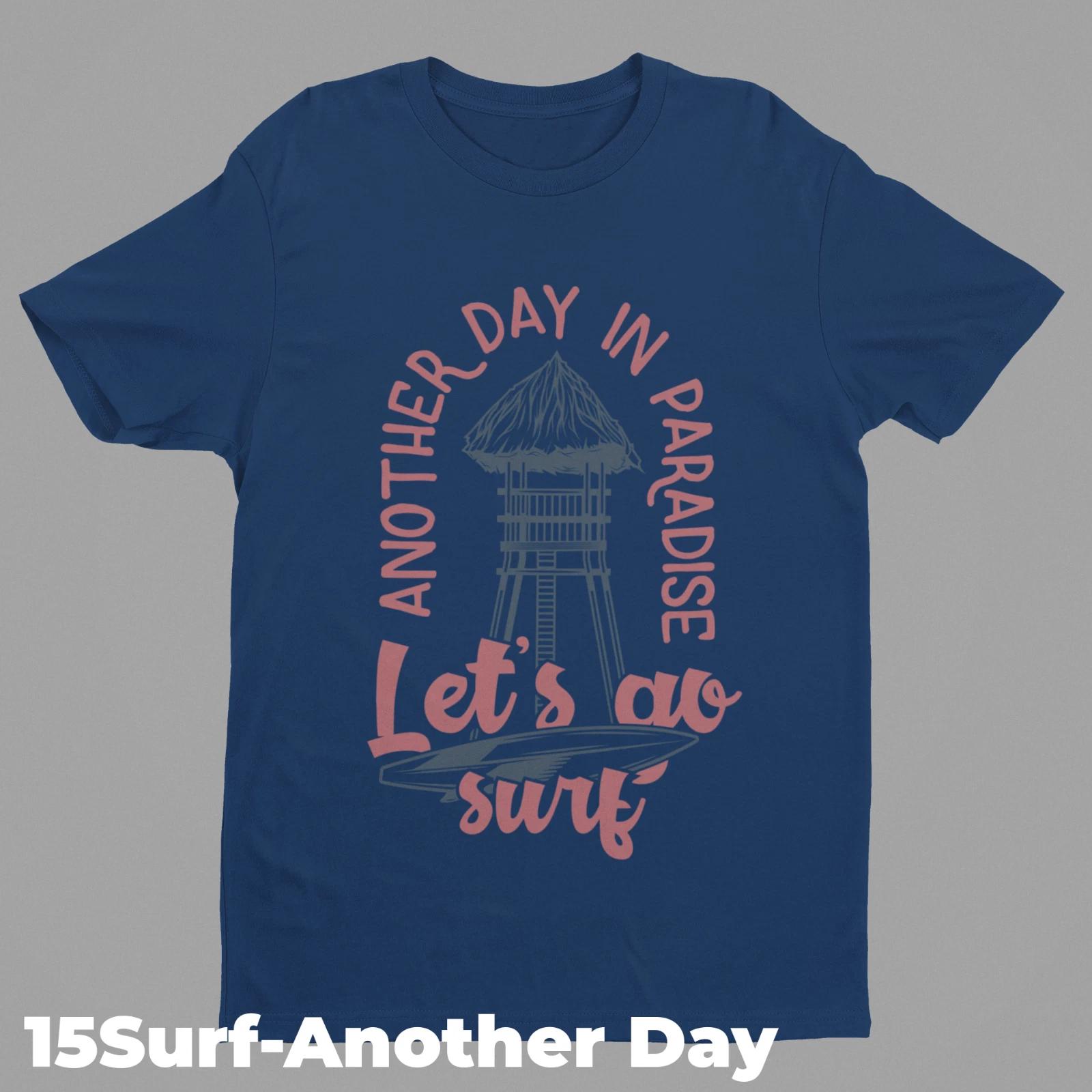 Surfing Retro T-Shirt Designs 15SURF-Another Day L