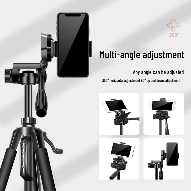 Floor-Standing Tripod for Mobile Phones and Cameras – Ideal for Live Broadcasts and Photography