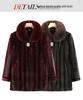 Faux Fur Coat for Women: Grandma Style, Thickened Winter Wear, Mink Velvet for Middle-Aged and Elderly