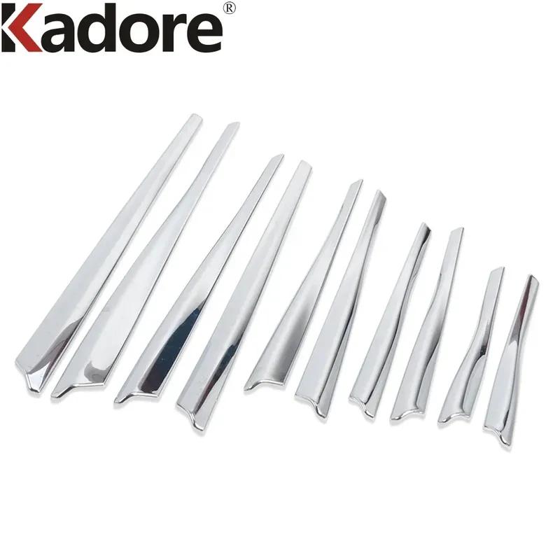 Front Fog Light Lamp Cover Trim For Toyota Voxy Noah R80 2017 2018  Chrome Car Head Foglight Foglamp Strip Accessories