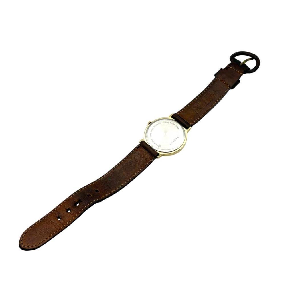 Un d SEIKO ALBA watch quartz vintage ivory dial 3 hands Y2K retro Y101-6110 [bp41]
