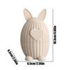Bunny Candy Dish Cute 3D Printed Easter Bunny Shaped Serving Containers Bowl for Candy for Home Party Table Cookie Snack Sugar