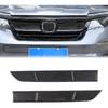 Emblem Front Grille Decals Front Center Grill Grille Cover Trim Fit for Honda Pilot 2015-2022 Front Grille Decorative Strip Car Logo Sticker 2PCS