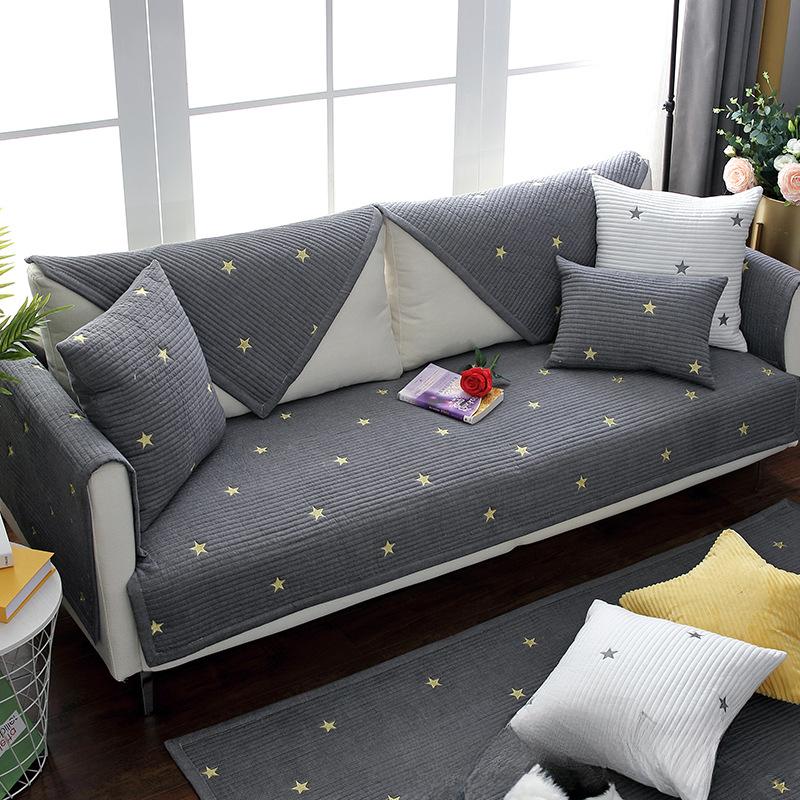 

Универсальная подушка для дивана из хлопчатобумажной ткани Four Seasons, нескользящий чехол для дивана, полотенце на спинку 70*70