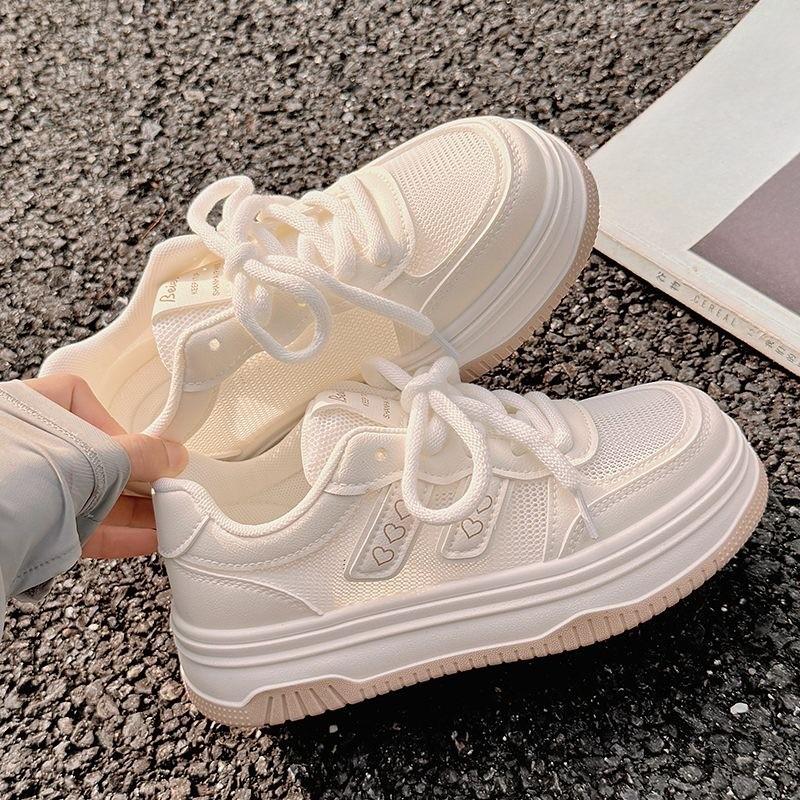 

Осенняя женская обувь Белые туфли Женские новые сетчатые туфли Дышащая сетчатая повседневная обувь Кроссовки 40