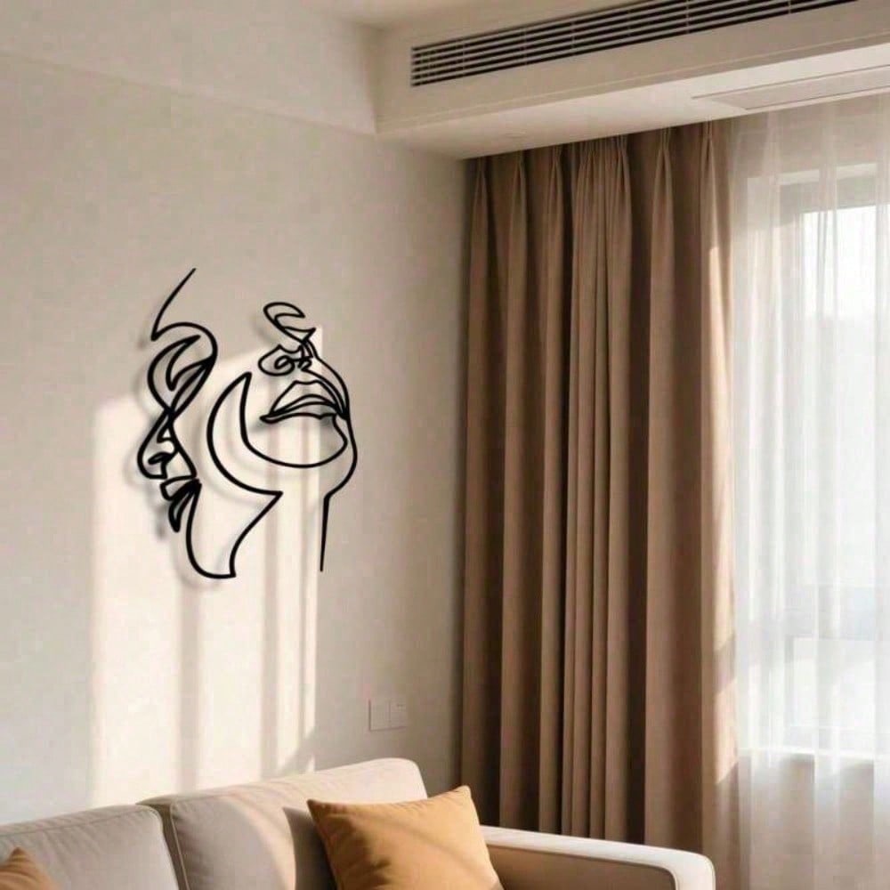 Modern Abstract Iron Wall Art Metal Sculpture Home Decor