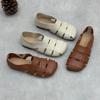 Baotou Schuhe - Ausgeschnittene Schuhe - Neue trendige flache Sandalen für Damen im Retro-Stil