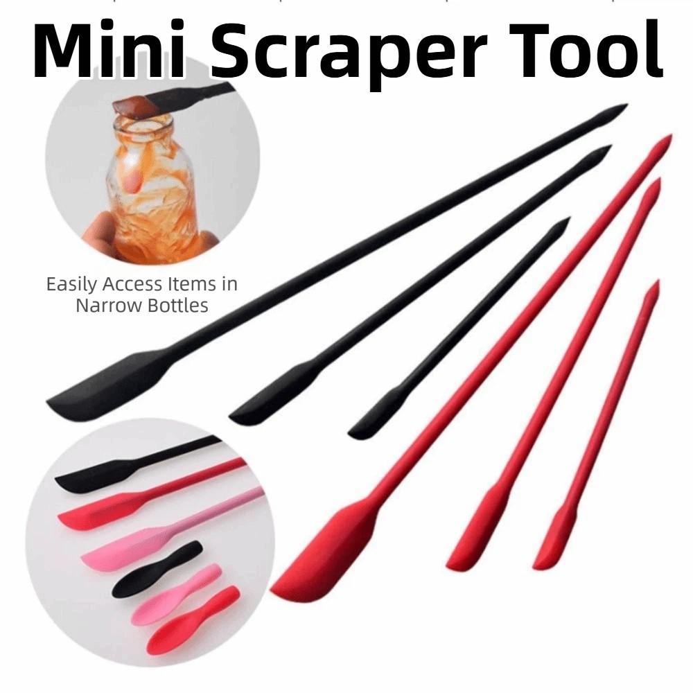 3Pcs/Set Multiple Sizes Silicone Spatula Tool Heat Resistant Mini Jam Spatula  Kitchen Applications