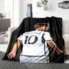 Player Field Blankets Flannel Printed Breathable Warm Throw Blanket for Home Office Bedspreads 0708a54