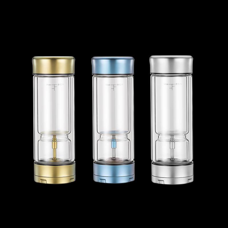 TAIC Pure Titanium Lid Double-Layer Glass Tea Infuser Bottle