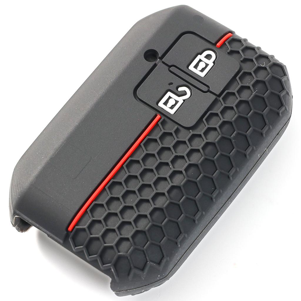 Voor Suzuki Swift Ertiga Ignis Jimney XL7 2024 2023 Siliconen Afstandsbedieningssleutel Fob Ring Ketting Beschermer Hoes Houder Shell 2 Knop