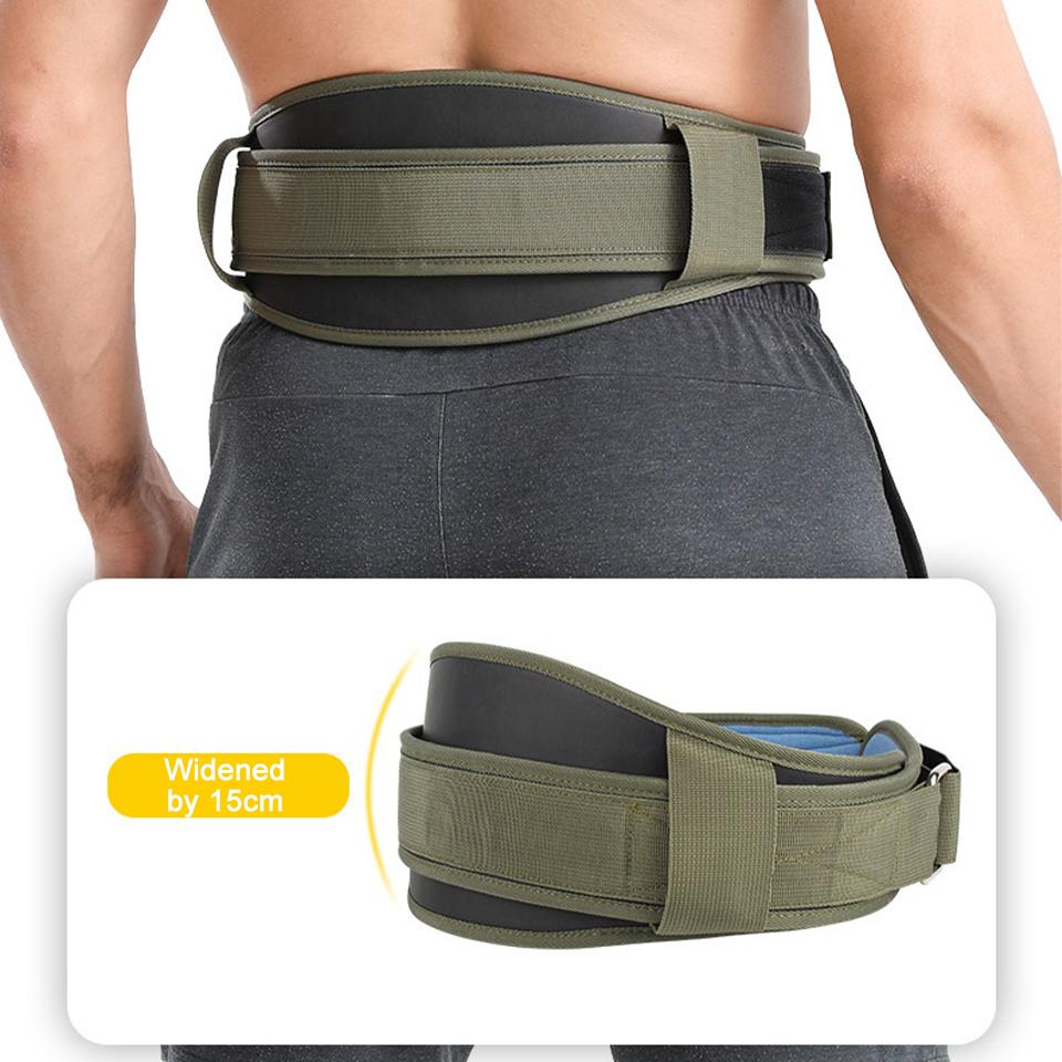 Loogdeel Lendenstütze Gewichthebergürtel Sport Kniebeuge Kreuzheben Gewichtstragendes Krafttraining Lendenwirbel Taille Bauchgürtel Unisex