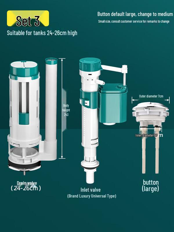 

Toilet Tank Fill Valve & Flush Kit