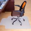T Shaped PVC Transparent Non Slip Chair Mat with Studded Bottom for Home Office Carpet Floor