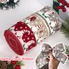 5m Flax-Like Hemming Band Santa Claus Ribbon Decorative Craft Ribbon Santa Claus Craft Tape