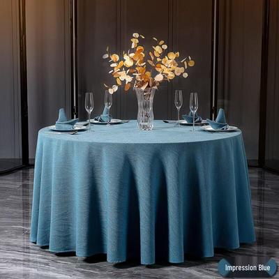 Toalha de Mesa Redonda para Jantar e Hotéis