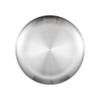 Round Stainless Steel 3-Compartment Dining Plate