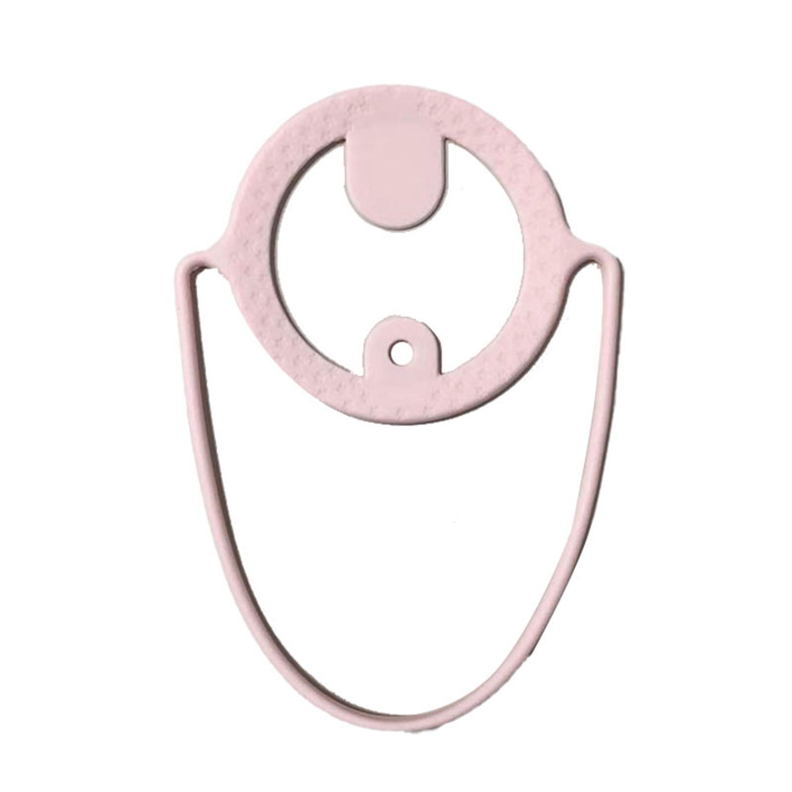 

Силиконовый держатель для кофе, многоразовый портативный держатель для стаканов для напитков для путешествий на открытом воздухе розовый