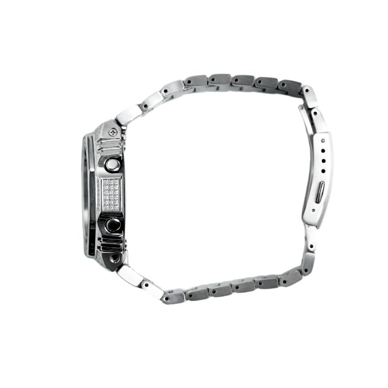 Casio Tilpasset ur modificeret serie Tiffany blå Kvarts Stålrem samme stil til mænd og kvinder blå urskive GA-2100-7A7