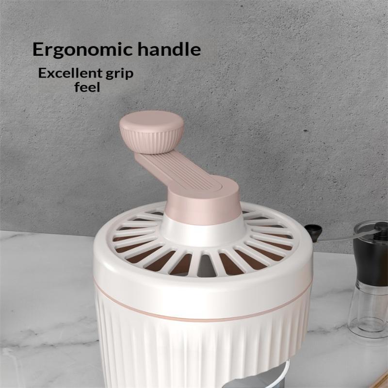 Manual Hand Crank Ice Shaver Fast Shaving Bpa Free Ideal For Home Kitchen Making Summer Slushies Cold Drinks