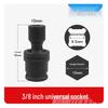 Chave de Soquete de Potência Média Fly 3/8" com Junta Universal Móvel de 360°