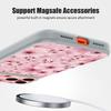 Full Screen Peach Blossoms Case For iPhone 17 Pro Max Magnetic For Magsafe Skin Feeling Cover For iPhone 16 15 14 13 Pro Max