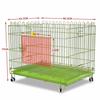 Lejia Foldable Pet Display Cage with Wheels & Tray for Cats & Dogs