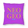 Neo Geo Yin Yang Grayscale Pillowcase Printed Polyester Cushion Cover Decor Snk Game Throw Pillow Case Cover Home Zippered X