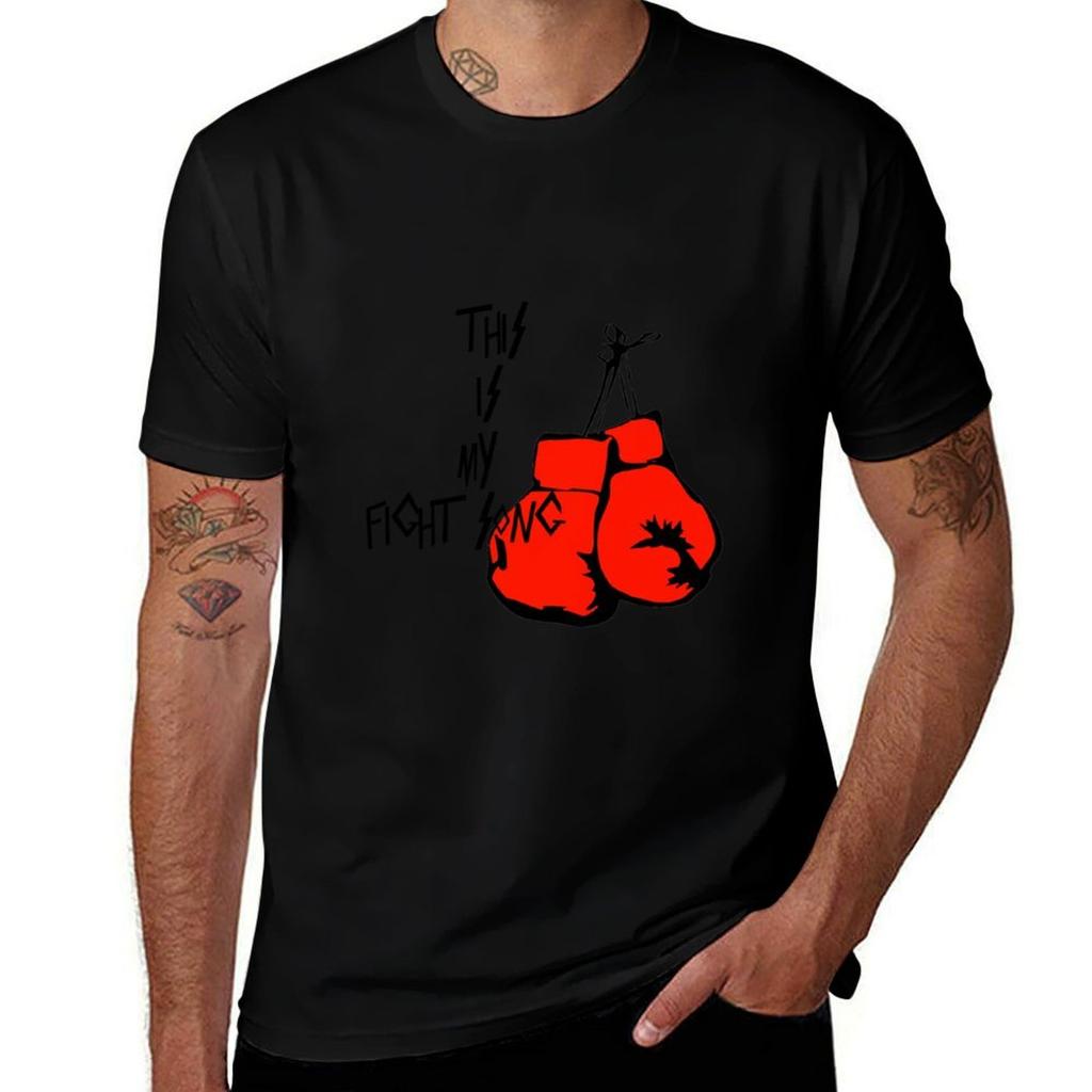This Is My Fight Song Tshirt Plus Size Basic Cotton Tshirt