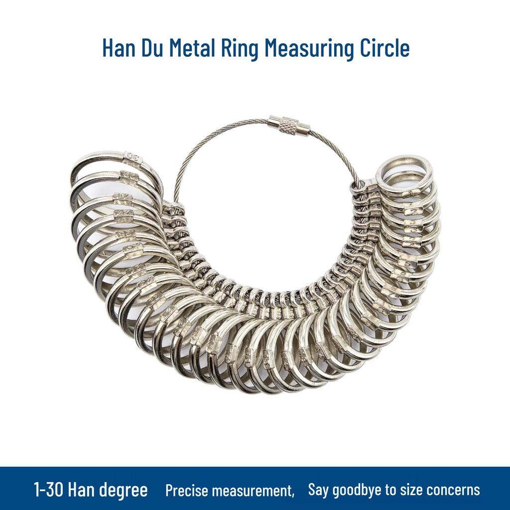 Adjustable Metal Ring Sizer and Measurement Tool