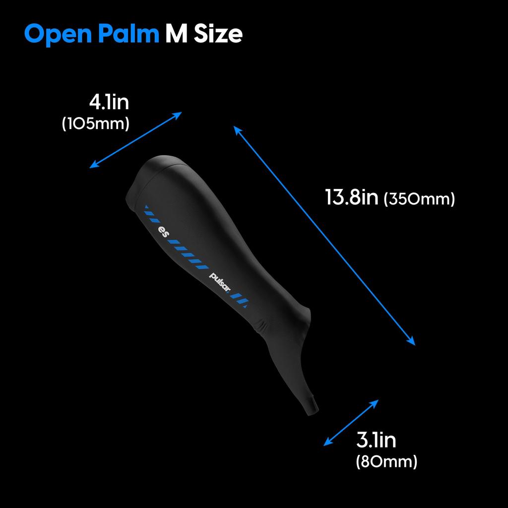 Pulsar Gaming Gears ES Arm Sleeve ARM SLEEVE Open Palm Long XL Black