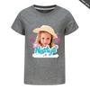New Nastya Tshirt for Children Cartoon Printed T Shirts Baby Girls Short Sleeves Tops Kids 2026 Summer Clothing Boys Streetwear