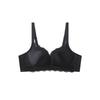 Women Contrast Color Lace Trim Wireless Soft Comfort Everyday Bra