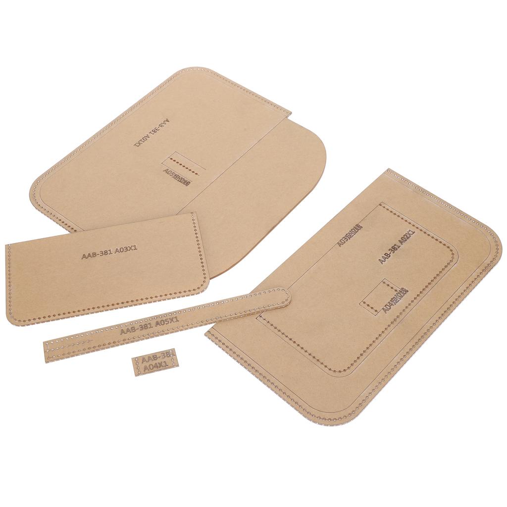 Clear Acrylic Handbag Pattern for Women DIY Handwork Craft Leather Bag Making Tool