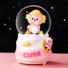 Dreamy Unicorn Crystal Ball Luminous Music Box - Snowflake Gift for Best Friend, Creative Qixi Present