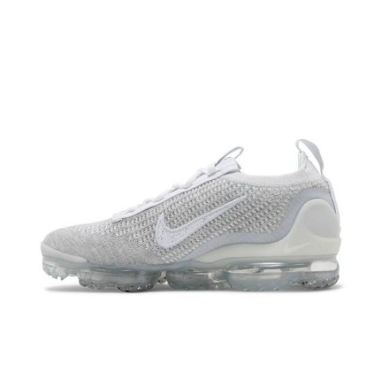 Nike Air VaporMax 2021 Flyknit 'White Pure Platinum' DC4112-100 Women's Shoes