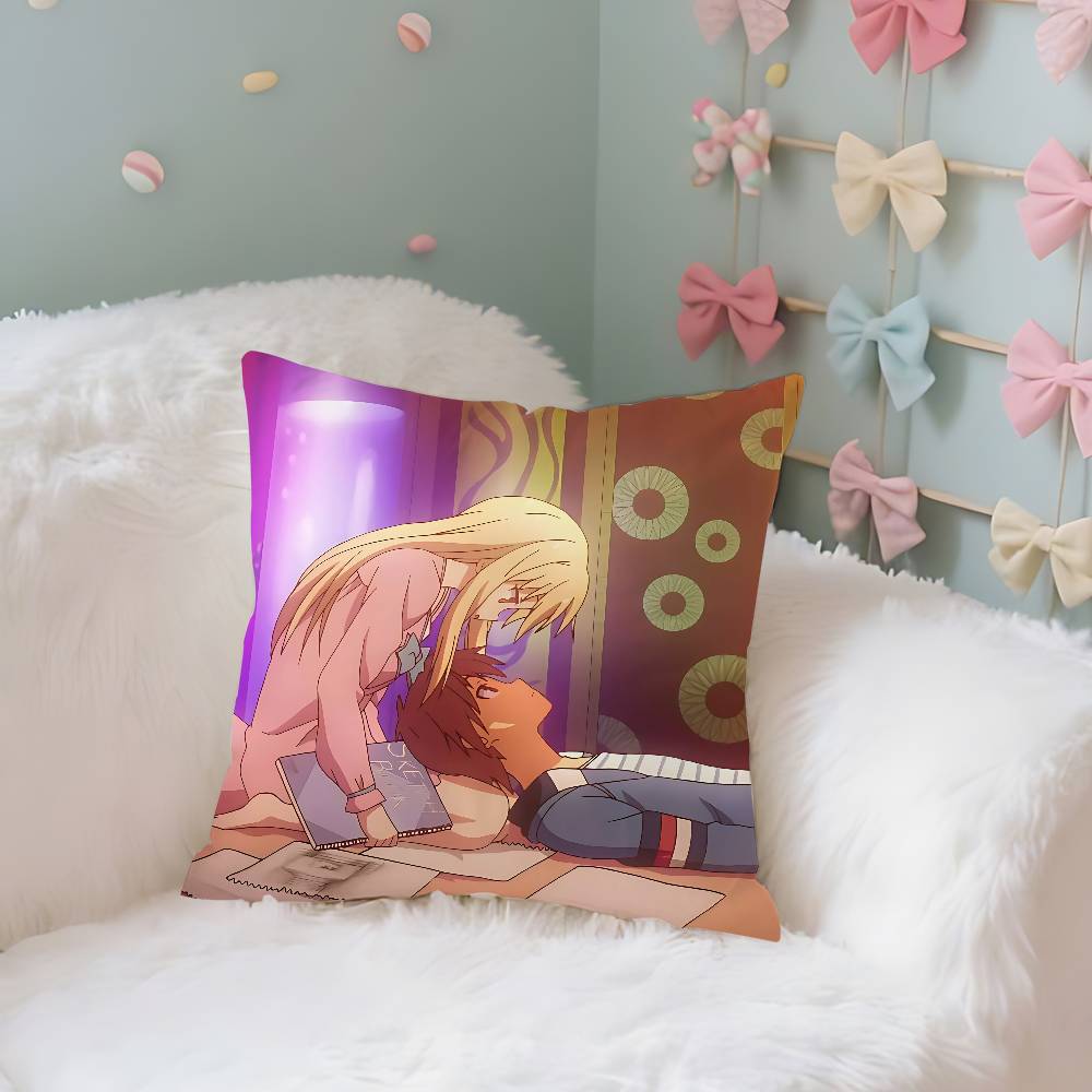 The Pet Girl Of Sakurasou Pillow Case Throw Pillow Cover Nordic Vintage Style Cushion Covers Home Living Room Sofa Couch Seat