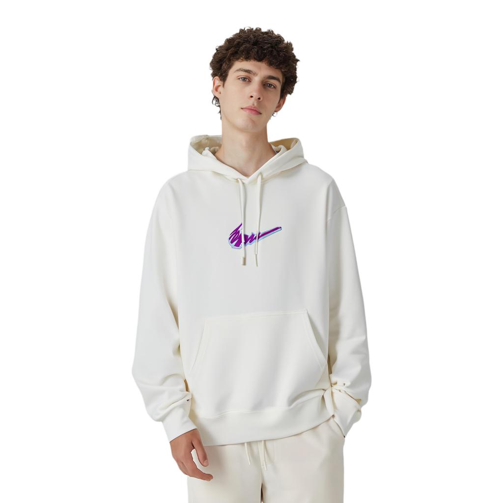 Nike Sweatshirts Men's White Hooded Thickened Regular DM6479-133