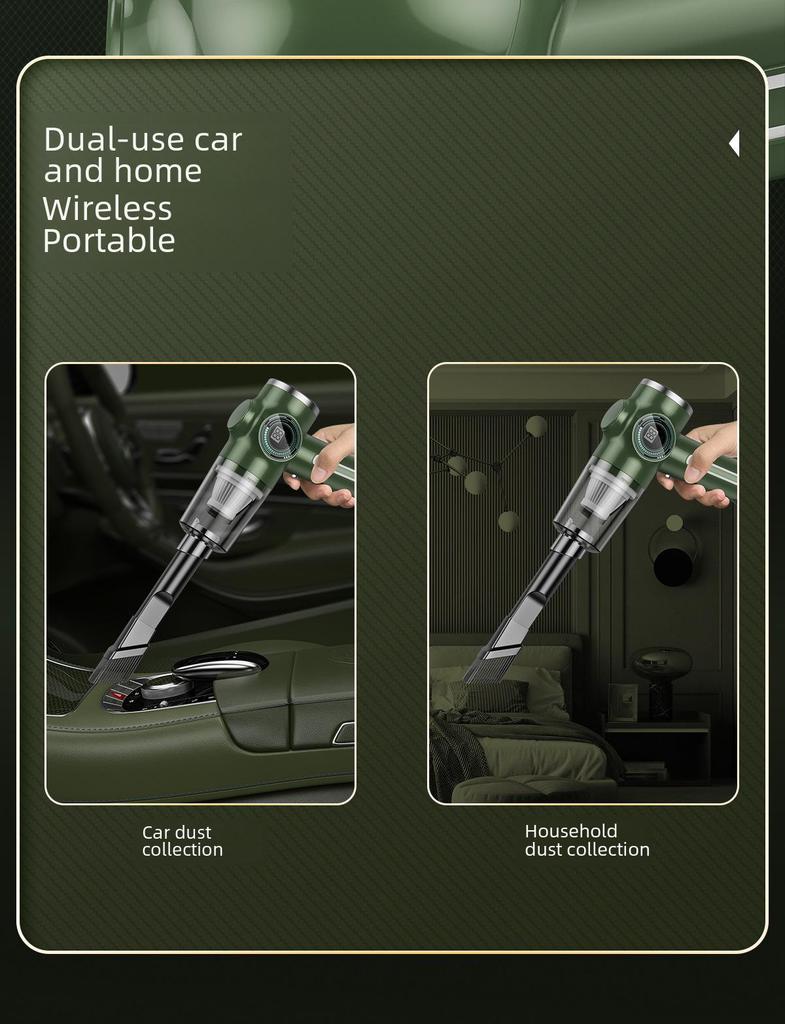 USB 3.0 Kabelloser Handstaubsauger für das Auto