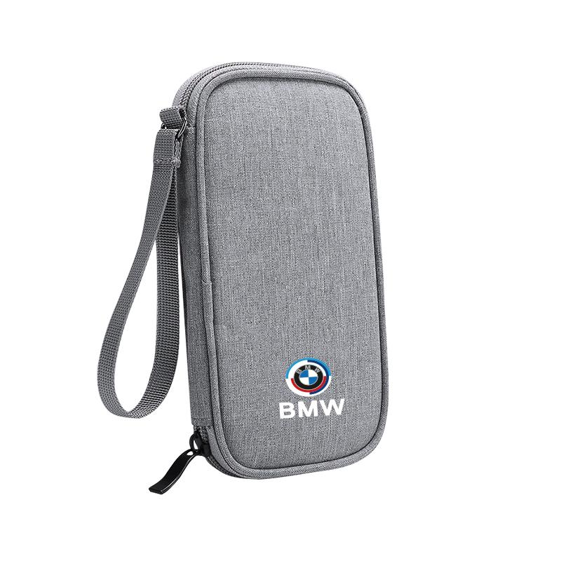 Car Cable Drive Earphone Charger Protable Storage Bag Valve Cap For BMW X1 X2 X3 X5 X4 X6 X7 iX3 F20 F10 F07 E70 E46 E90 E92 E60 bzcp38