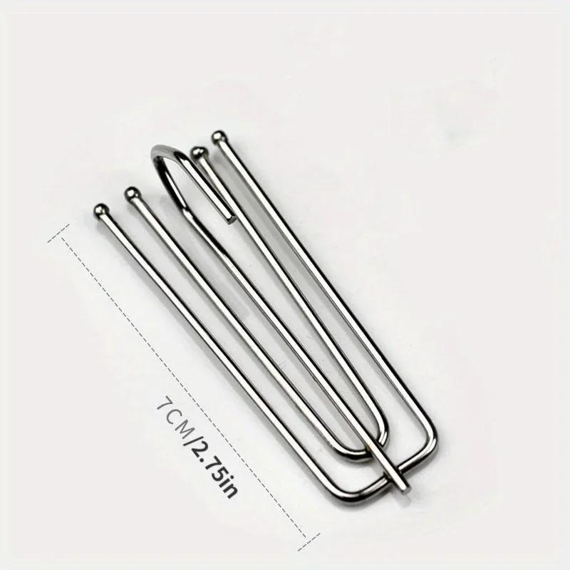

30Pcs Premium Steel Curtain Hanging Hooks White Window Rings Durable Home Decor Curtain Accessories