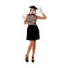 Mime Adult Costume M/L (3 Pieces)
