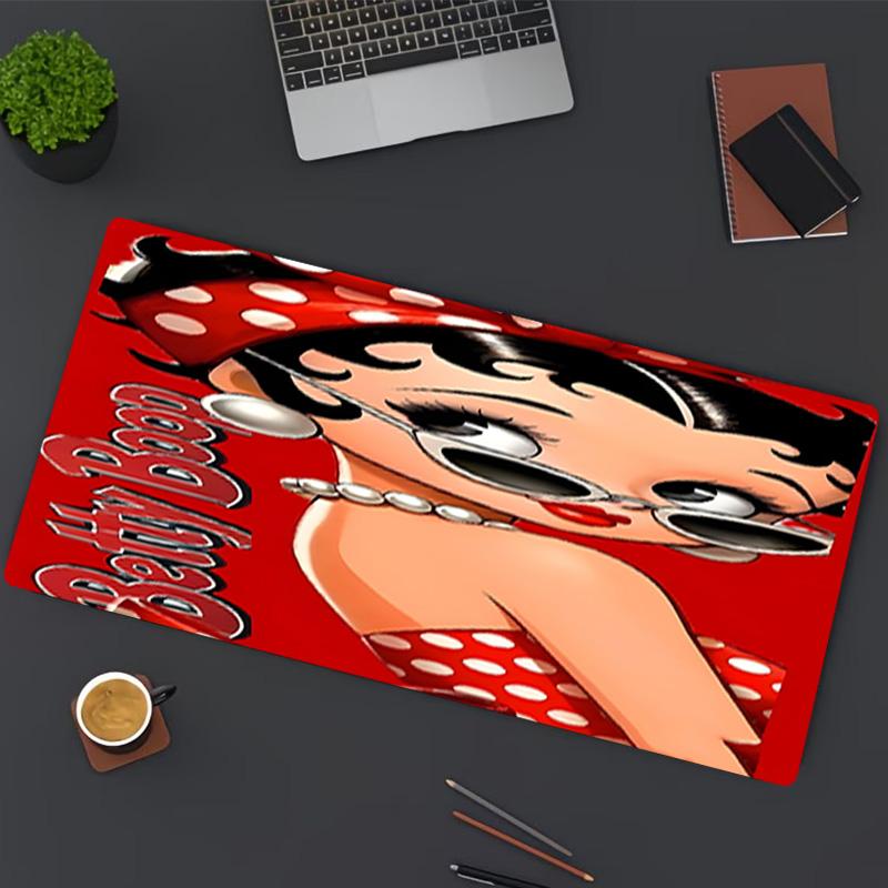 Betty Boop Print Mouse Pad, for Keyboard Pad Laptop PC Mat for Office Home Use, Desk Decor, Perfect Birthday Gift for Gamers