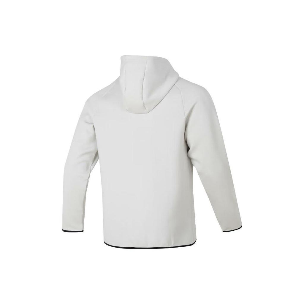 Under Armour Hooded Stripe Logo Print Pullover Sweatshirt Men Tops White 1379811-114