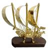 Nautical Marine Sailing Ship Brass, Wooden Handcrafted Decorative, Gifting Showpiece Royal Navy