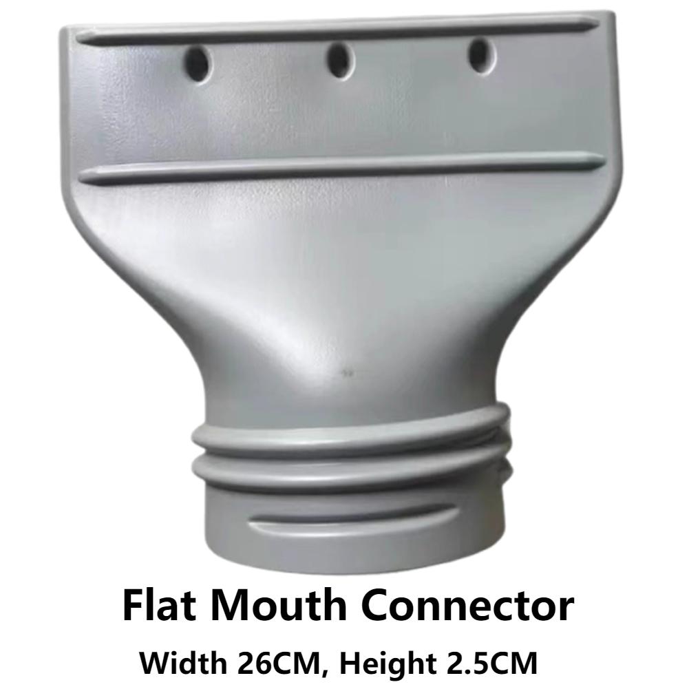 Flat Air Conditioning Exhaust Hose Adapter 130/150mm Diameter Exhaust Hose Air Vent Connector Exhaust Systems Accessories